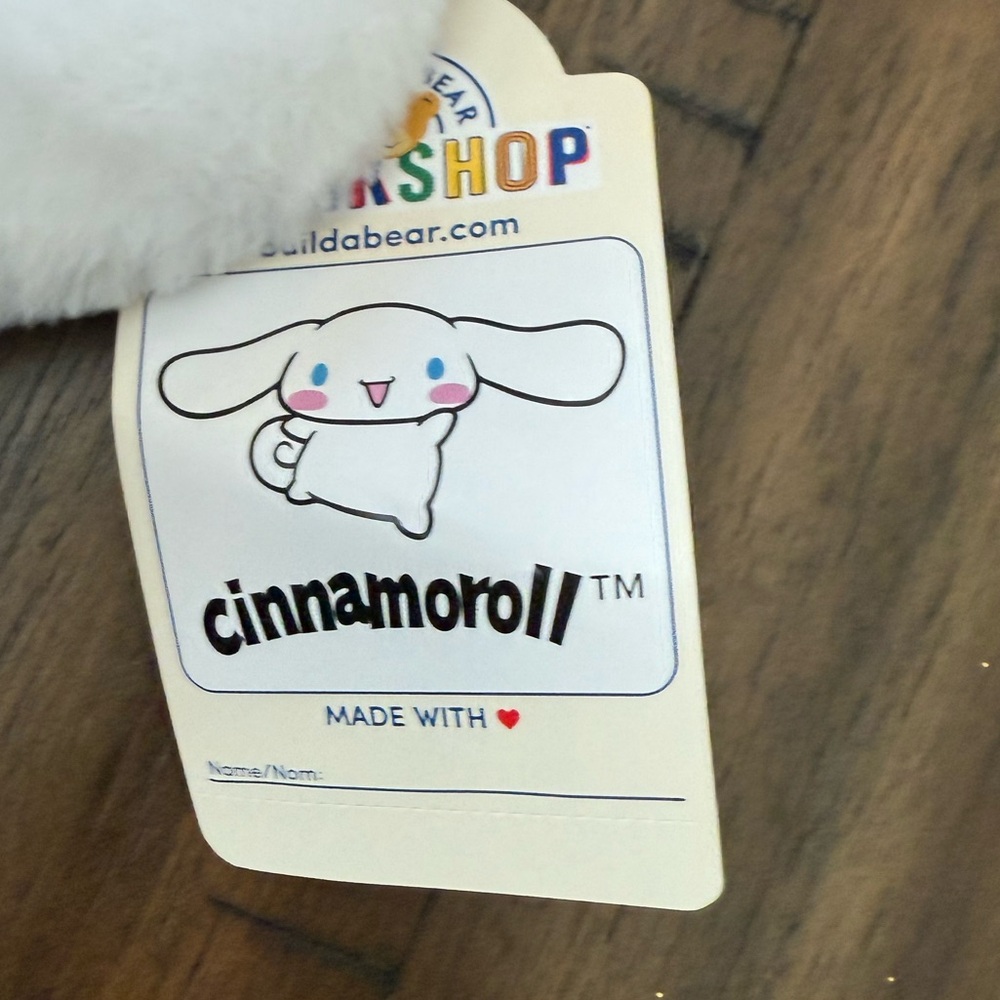 Sanrio Build a Bear Cinnamoroll Plush Unstuffed Hello Kitty White Bunny 17" New - Picture 6 of 9